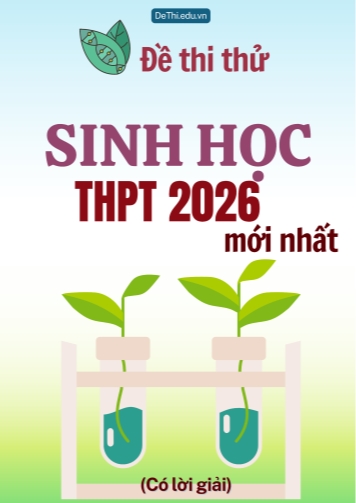 Bộ đề thi thử môn Sinh học THPT 2026 mới nhất (Có lời giải)